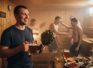 Готовый рецепт веники пиво и сибирские байки в бане Барнаула