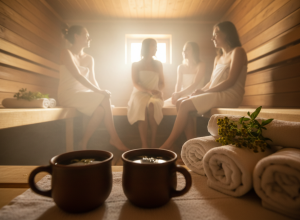 SPA-день в бане Хабаровска со зверобоем и чаем для девичника