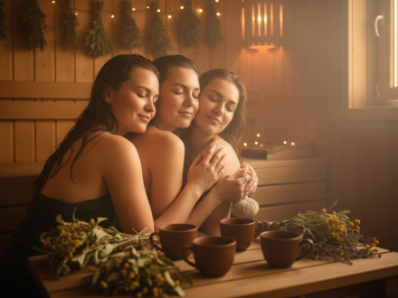 Девичник в сауне с бурятскими травами: как организовать SPA-день с чаем и фотозоной