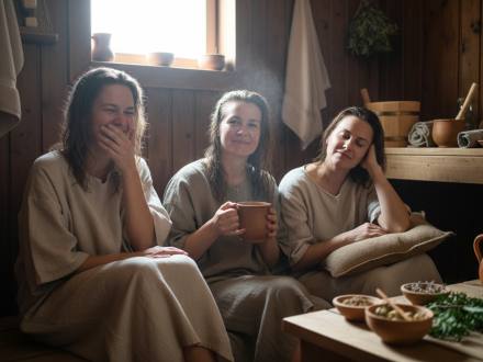 Готовый рецепт удмуртского SPA-девичника с чаями