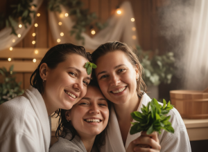 Сравнение девичников в сауне Кемерово с SPA, мятой и фотозоной