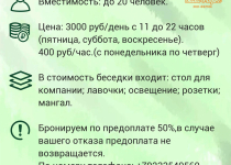  Баня Сан-тропе фотогалерея, Открытые беседки №1 и №2