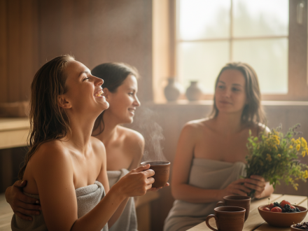 Чернозёмный SPA-день в бане на девичник в Курске