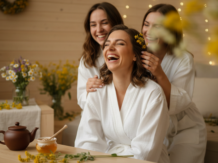 Донник, SPA и фотозона — эволюция девичника в сауне Липецк