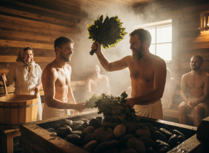 Общее у петербургской бани, русской бани и северных парилок