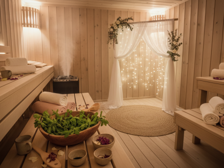 Готовый рецепт SPA-девичника в сауне Самара с мелиссой и фотозоной