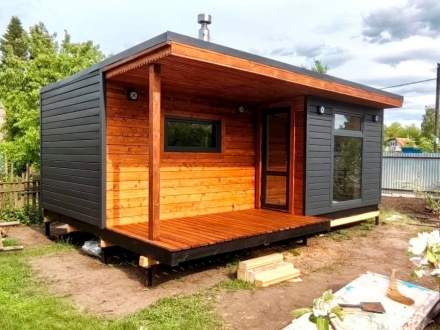 Как самостоятельно построить небольшую баню: пошаговый план