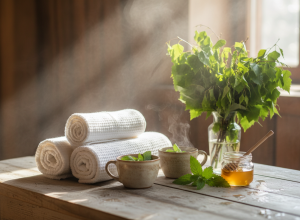 Студенческий девичник в банном SPA Томска с мелиссой и чаем