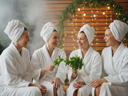 Готовый рецепт девичника в сауне Тула с SPA-днём, мятой и фотозоной