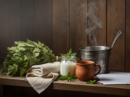 Оружейный SPA-день с мятой и чаем для девичника в бане Тулы